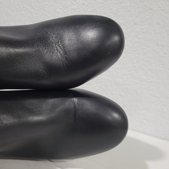 Vince Womens Black Tala Leather Slip On Mule Heel - Picture 3 of 9